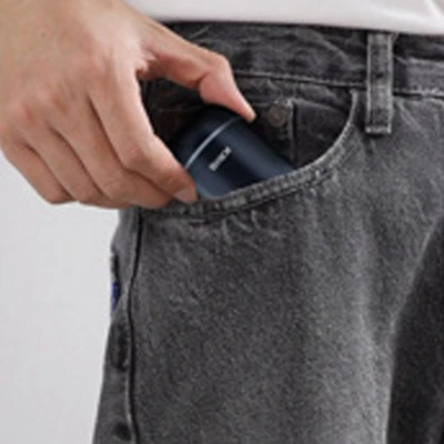 Gambar Kris Alat Cukur Travel One Blade - Biru Tua