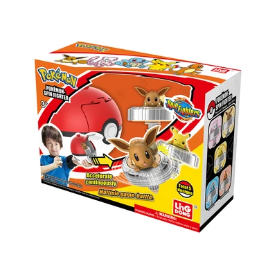 Gambar Emco Ling Dong Pokemon Spin Fighter Eevee - Mix