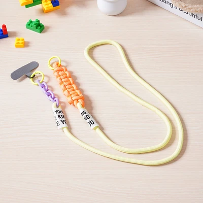 Gambar Ataru Lanyard Color Block Strap - Kuning/Oranye