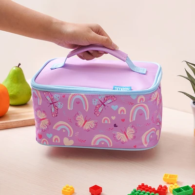 Gambar Smash Kiddo Kotak Makan Anak Dengan Tas Insulated Set 6 pcs - Ungu