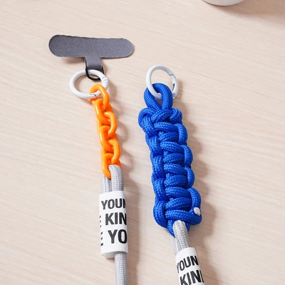 Gambar Ataru Lanyard Color Block Strap - Abu-Abu/Biru