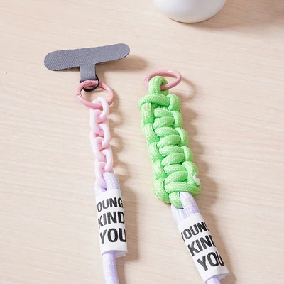 Gambar Ataru Lanyard Color Block Strap - Ungu/Hijau
