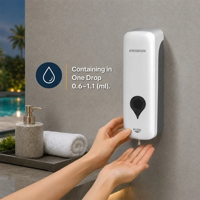 Gambar Krisbow 300 Ml Dispenser Sabun Cair Single - Putih