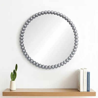 Gambar Informa Cermin Dinding Dekorasi Plastik Round 60x60 cm - Silver