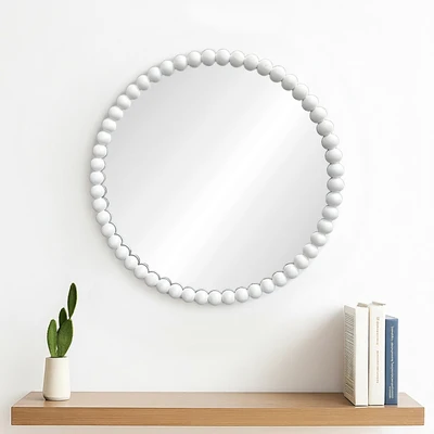 Gambar Informa Cermin Dinding Dekorasi Plastik Round 60x60 cm - Putih