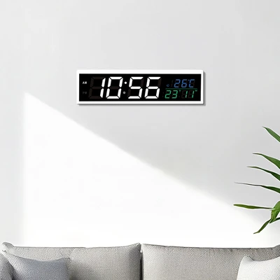 Gambar Forhom Jam Dinding Digital LED Zt-070 - Putih