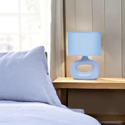 Jual Selma Frost Lampu Meja E14 - Biru Terbaru | Ruparupa