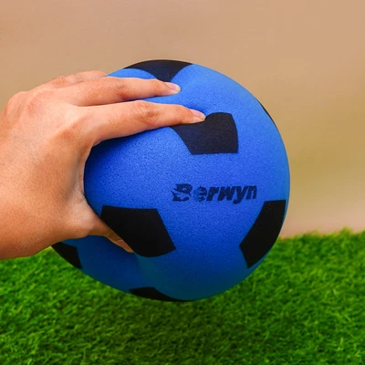 Gambar Berwyn 18 cm Bola Sepak Silence Foam - Biru