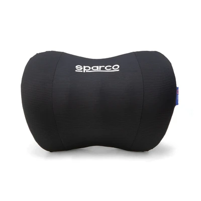 Gambar Sparco Bantal Leher Kursi Mobil Spandex - Hitam
