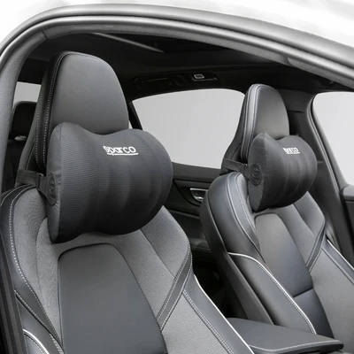 Gambar Sparco Bantal Leher Kursi Mobil Spandex - Hitam
