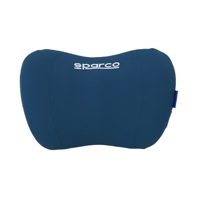 Gambar Sparco Bantal Leher Kursi Mobil Spandex - Biru