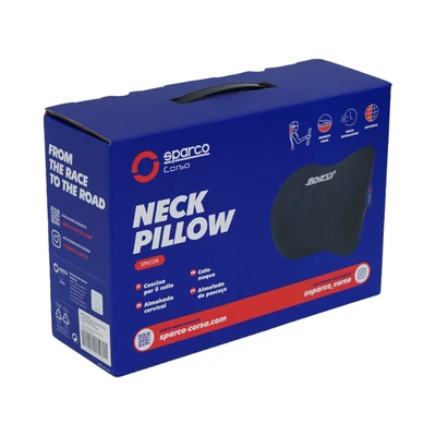 Gambar Sparco Bantal Leher Kursi Mobil Spandex - Biru