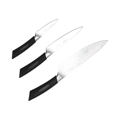 Gambar Scanpan Sax Pisau Dapur Set 3 pcs - Hitam