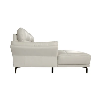Gambar Ferrara Sidney Sofa Sudut Kulit Kiri - Krem