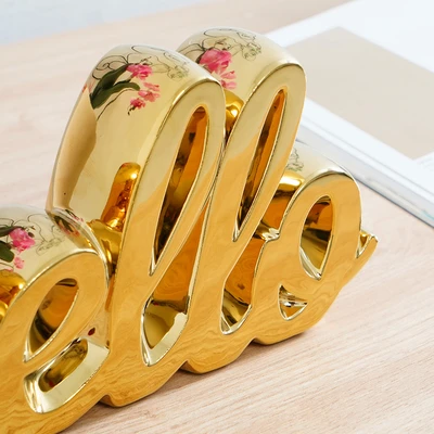Gambar Informa Miniatur Dekorasi Hello - Gold
