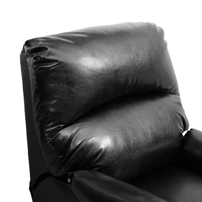 Gambar Ashley Nerviano I I Sofa Recliner Leather 1 Seater - Hitam