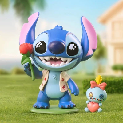 Gambar Pop Mart Minifigure Disney Stitch On A Date Random