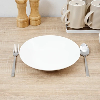 Gambar Appetite Shine Piring Makan Porcelain 23 cm - Putih