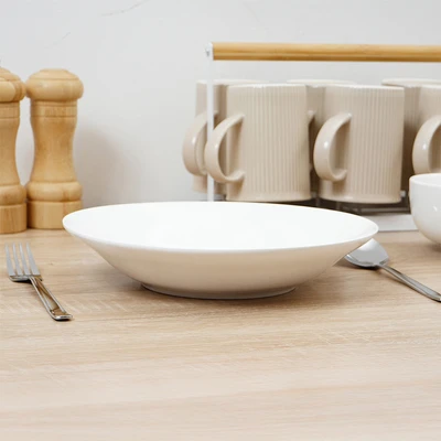 Gambar Appetite Shine Piring Makan Porcelain 23 cm - Putih