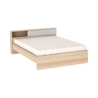 Gambar Informa 160x200 cm Prim Tempat Tidur - Cokelat Oak / Putih