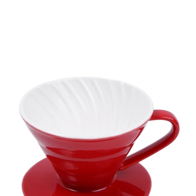 Gambar Delicia Coffee Dripper V60 Porcelain - Merah