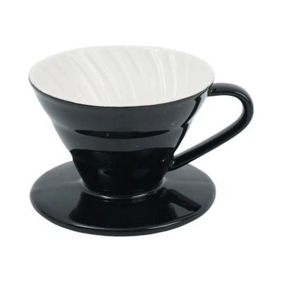 Gambar Delicia Coffee Dripper V60 Porcelain - Hitam