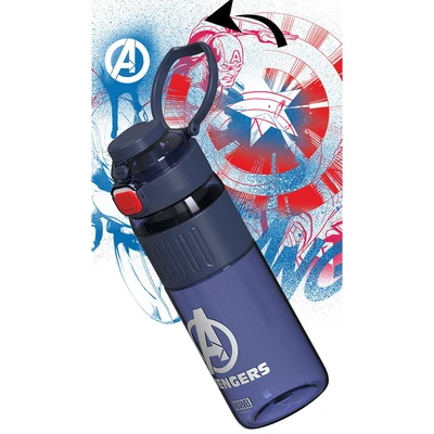 Gambar Unimass Botol Minum Tumbler Anak Plastik Avengers 750 Ml - Biru