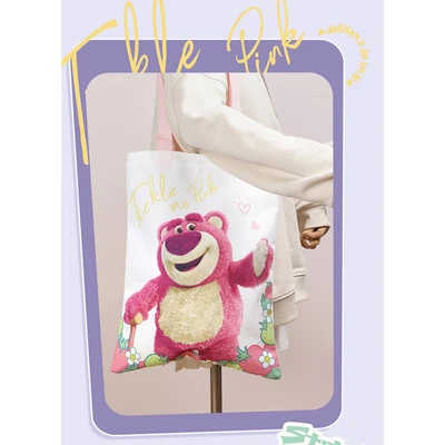 Gambar Unimass Tote Bag Kanvas Lotso - Pink