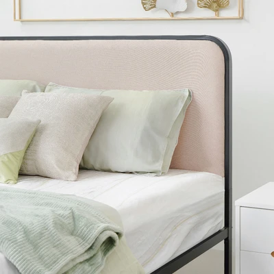 Gambar Informa 180x200 cm Lany Tempat Tidur Metal - Krem Beige