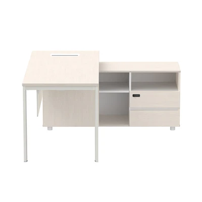 Gambar Sieben Meja Kantor Right 160 IW - Putih Ivory