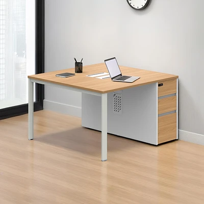 Gambar Sieben Meja Kantor 2S 120 - Virginia Walnut