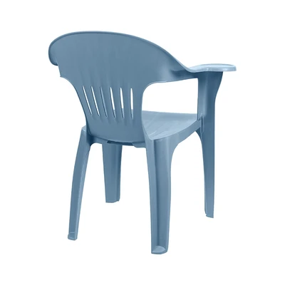 Gambar Soleil Kursi Teras Stacking Dengan Cup Holder - Biru Muda