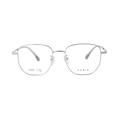 Gambar Parim Eyewear Kacamata Optical Magnetic Oval Metal - Putih