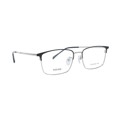 Gambar Parim Eyewear Kacamata Optical Magnetic Rectangle Metal - Hitam