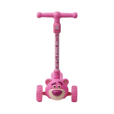 Gambar Disney Skuter Anak 3 Roda 3D Lotso - Pink