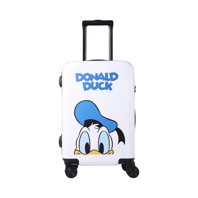 Gambar Mesuca Koper Pc & Abs Tsa Lock Donald Duck 20 Inch - Putih