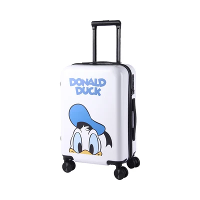 Gambar Mesuca Koper Pc & Abs Tsa Lock Donald Duck 20 Inch - Putih