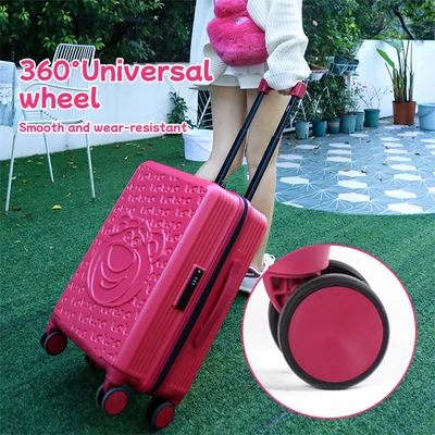 Gambar Mesuca Koper Pc & Abs Tsa Lock Lotso Dh23170 - Merah