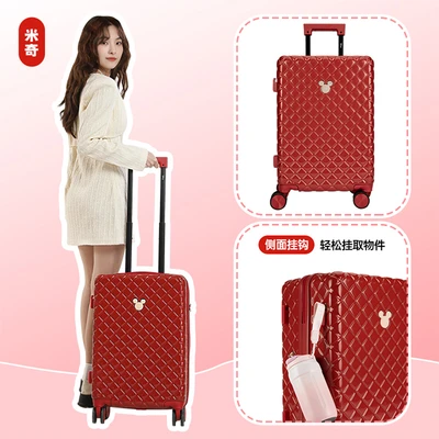 Gambar Mesuca Koper Pc & Abs Tsa Lock Mickey 20 Inch - Merah