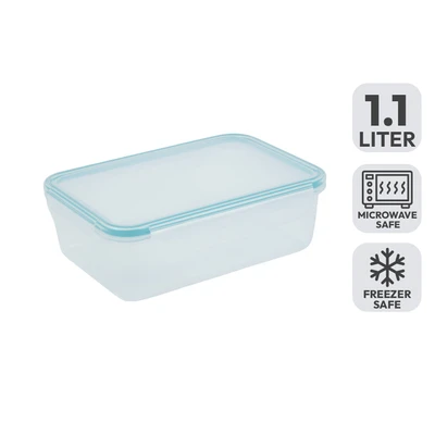 Gambar Kris Wadah Makanan Plastik Rectangle 1.1 Liter - Hijau