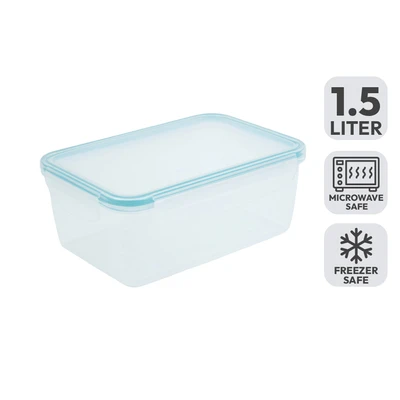 Gambar Kris Wadah Makanan Plastik Rectangle 1.5 Liter - Hijau