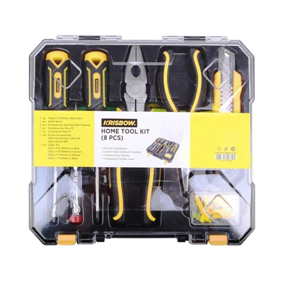 Gambar Krisbow Perkakas Rumah Tangga Set 8 pcs - Hitam