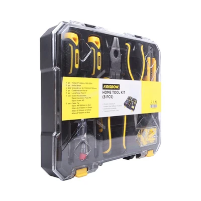 Gambar Krisbow Perkakas Rumah Tangga Set 8 pcs - Hitam