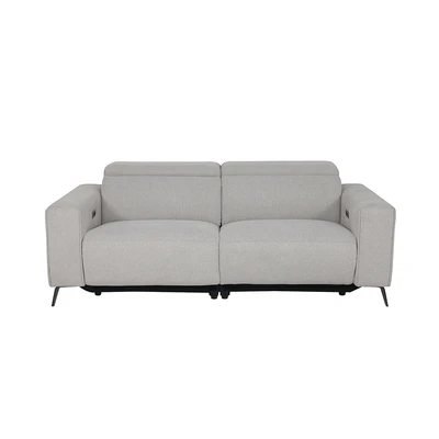 Gambar Ferrara Gilbert Set Sofa Recliner Fabric 2 & 3 Seater - Abu-Abu