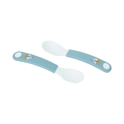 Gambar Rosti Sendok Makan Bayi Sailors Bay Set 2 pcs - Biru