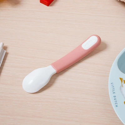 Gambar Rosti Sendok Makan Bayi Butterfly Set 2 pcs - Pink