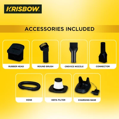 Gambar Krisbow Wet & Dry Vacuum Cleaner Cordless FRVCWB14.8V