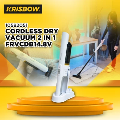 Gambar Krisbow Dry Vacuum Cleaner Cordless 2-in-1 FRVCDB14.8V