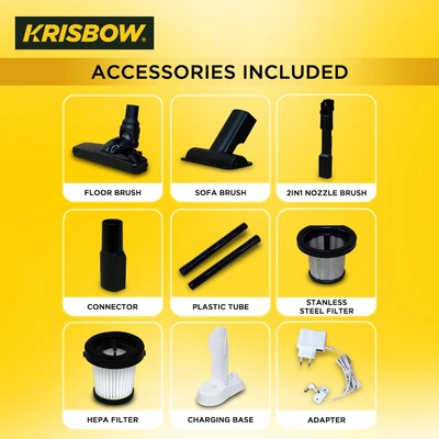 Gambar Krisbow Dry Vacuum Cleaner Cordless 2-in-1 FRVCDB14.8V