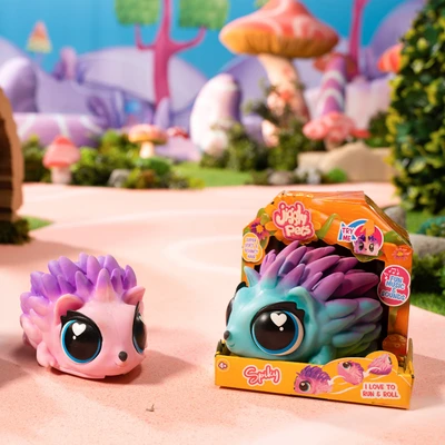 Gambar Jiggly Pets Rubbery Walking Spiky Jp015bl Random